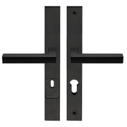 FORMANI Achterdeur Veiligheidsbeslag | BSQ1 kruk/kruk | Zwart | SKG3