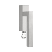 Formani LSQ1-DKLOCK draaikiepgarnituur afsluitbaar mat roestvast staal rechtsdraaiend - Deurbeslag-expert