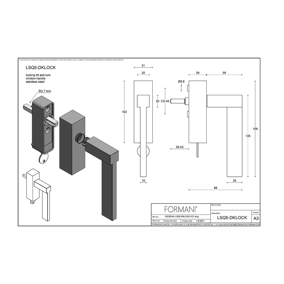 1503D044 LSQ5 DKLOCK V01