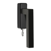 Formani BSQ1-DKLOCK-O draaikiepgarnituur afsluitbaar mat zwart rechts/links draaiend - Deurbeslag-expert