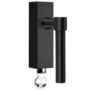 Formani PBL15-DKLOCK draaikiepgarnituur afsluitbaar PVD mat zwart