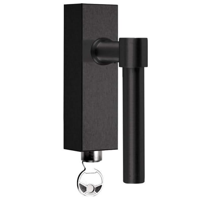 Formani PBL15-DKLOCK draaikiepgarnituur afsluitbaar PVD mat zwart