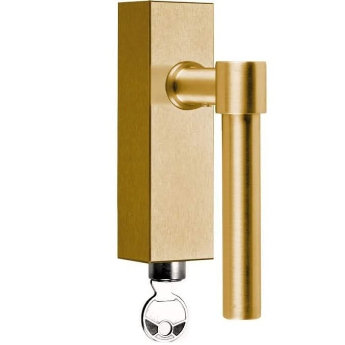 Formani PBL15-DKLOCK draaikiepgarnituur afsluitbaar PVD mat goud rechts/ linksdraaiend