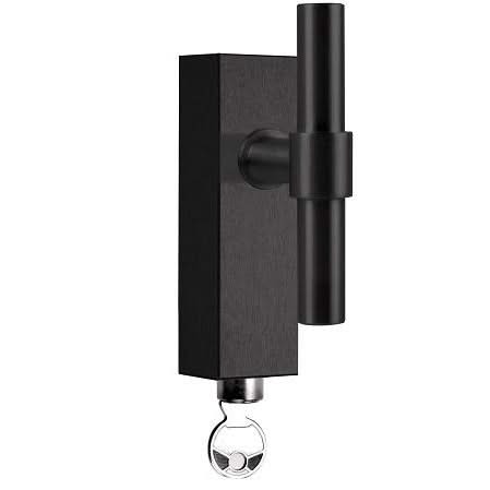 Formani PBT15-DKLOCK draaikiepgarnituur afsluitbaar PVD mat zwart