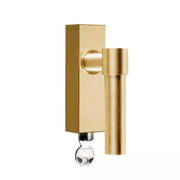 Formani PBL20-DKLOCK draaikiepgarnituur afsluitbaar PVD mat goud rechts/ linksdraaiend