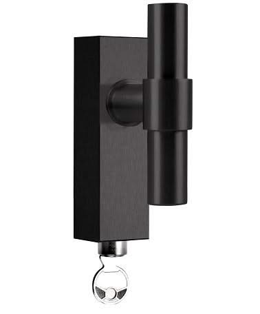 Formani PBT20-DKLOCK draaikiepgarnituur afsluitbaar PVD mat zwart