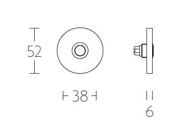 Formani | BASICS LB50 Deurbel | Rond | Brons