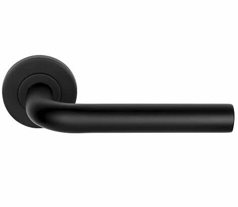 Deurkruk Orama | ronde rozet | Zwart mat