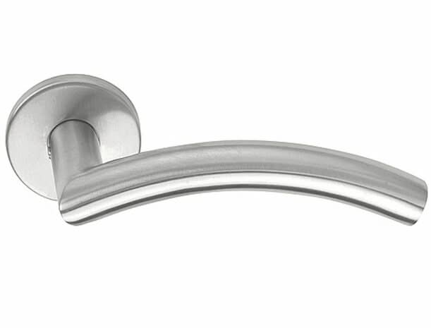 Formani | Deurkruk BASIC LBIV-19 op ronde rozet | Zwart mat