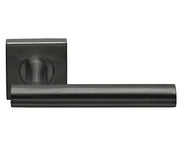 Deurkruk Portara | vierkant rozet | PVD Gunmetal