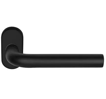 Deurkruk Modulan | ovale rozet | Zwart mat