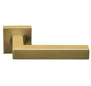 Deurkruk Volaria | vierkant rozet | PVD Mat Goud