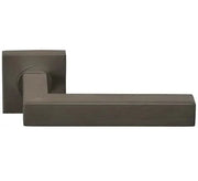 Deurkruk Volaria | vierkant rozet | Brons