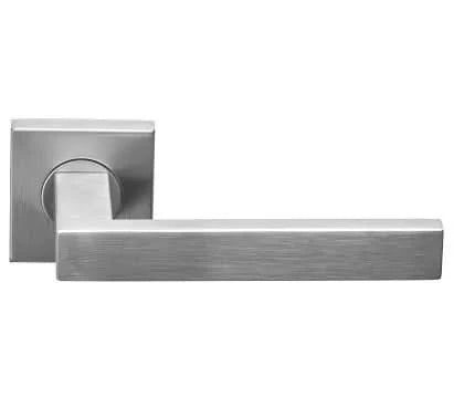 Deurkruk Arqueta | vierkant rozet | RVS mat