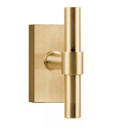 Formani PBT15-DK draaikiepgarnituur niet afsluitbaar PVD mat goud rechts/ linksdraaiend