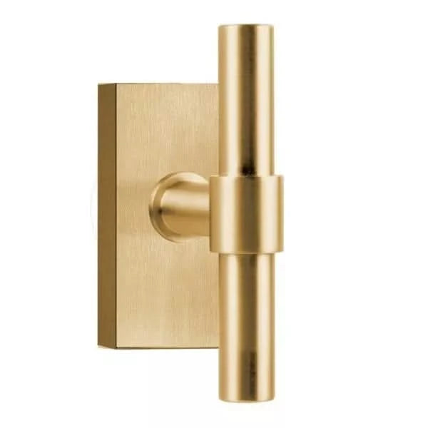 Formani PBT15-DK draaikiepgarnituur niet afsluitbaar PVD mat goud rechts/ linksdraaiend