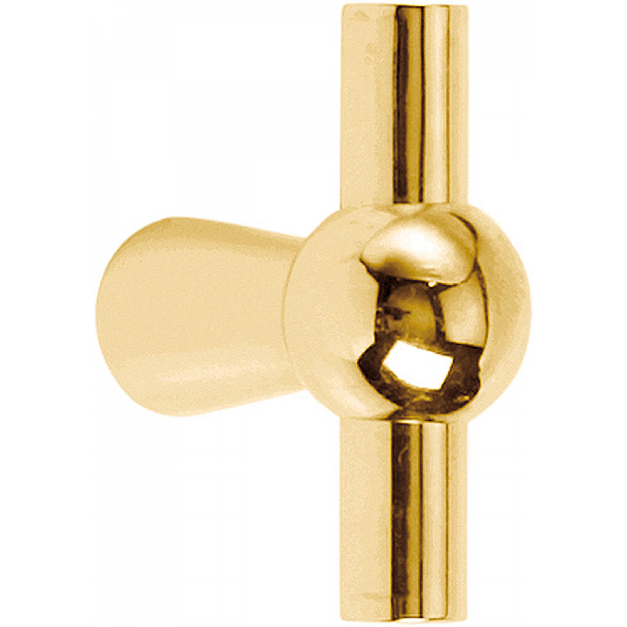 Formani Piet Boon ONE 1910M massieve meubelknop 1910MM -Messing Ongelakt