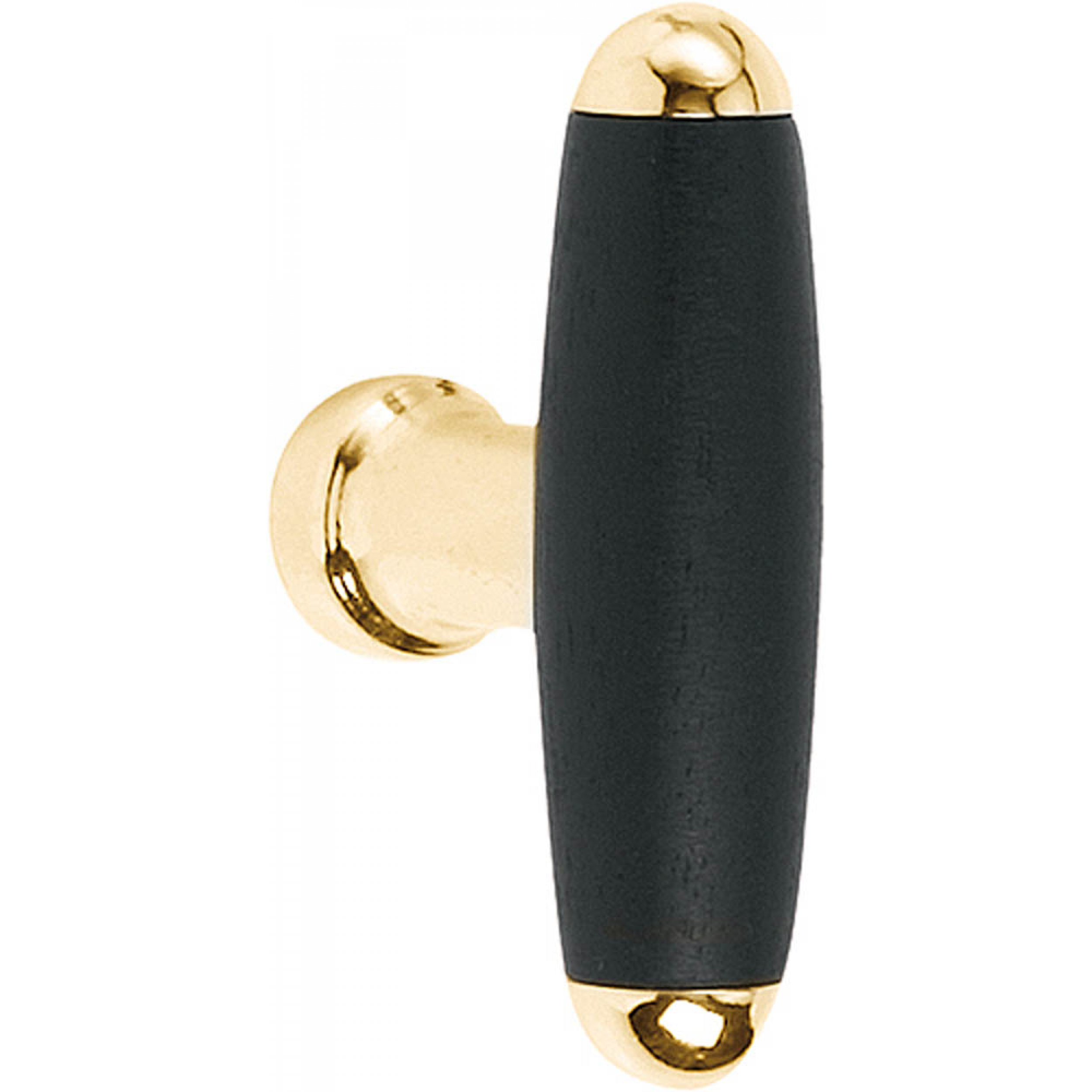 Formani Piet Boon ONE 1932M massieve meubelknop 1932MM -Messing Ongelakt/Ebbenhout
