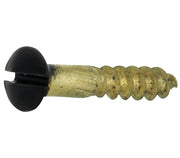 Artitec Mi Satori houtschroef 4,0 x 25 mm in mat zwart, set van 4, vooraanzicht