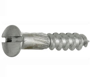 Artitec houtschroef 3,0 x 16 mm in mat chroom, set van 4, vooraanzicht