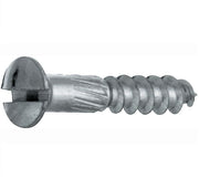 Artitec houtschroef 4,0 x 30 mm in glans chroom, set van 4, vooraanzicht