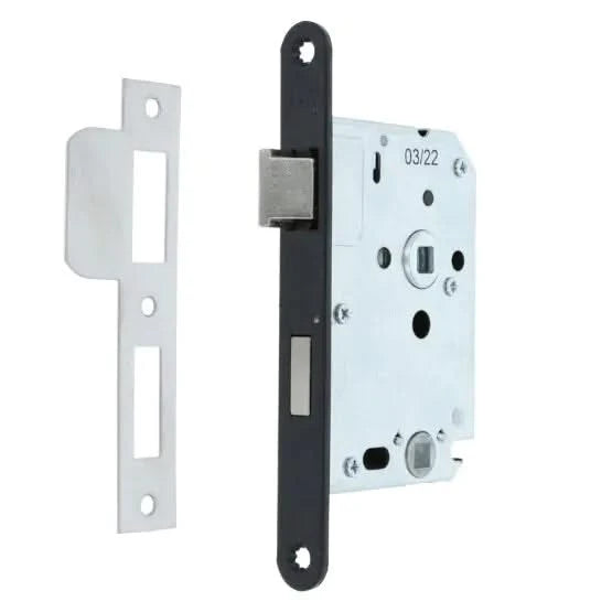 WC-badkamerslot ronde voorplaat zwart 0160.282.5043