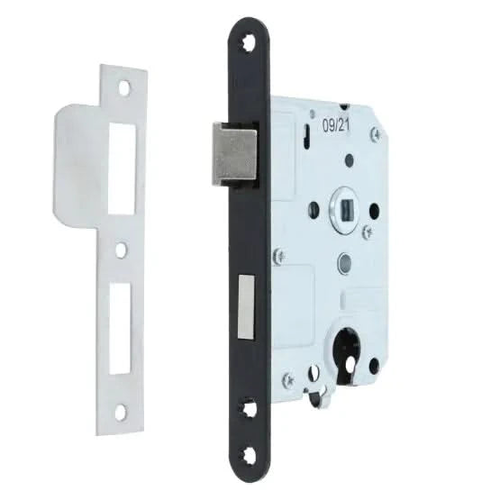 Dag & nachtslot euro cilinder ronde voorplaat zwart 0160.280.5013