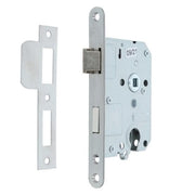 Dulimex Woningbouw Dag & nachtslot euro cilinder ronde voorplaat RVS PC55 - Deurbeslag-expert