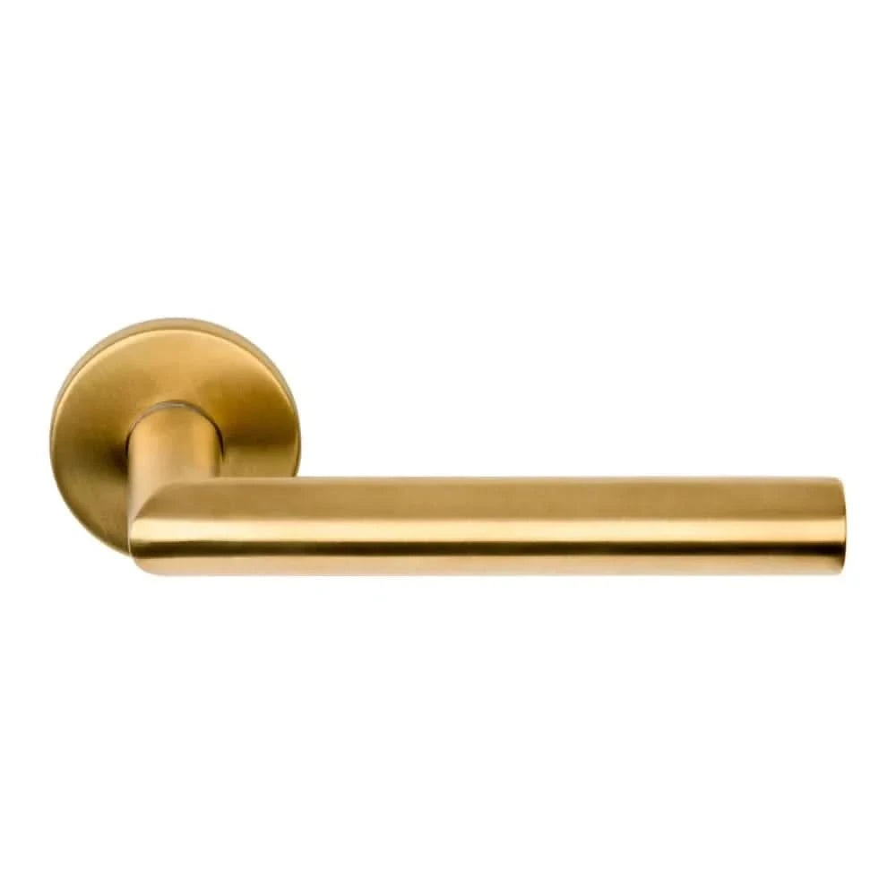 Formani | Voordeurset | knop/kruk | Mat Goud PVD LB2-19 | SKG3 - Deurbeslag-expert