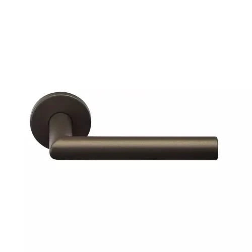Formani | Voordeurset | knop/kruk | Brons LB2-19 | SKG3 - Deurbeslag-expert