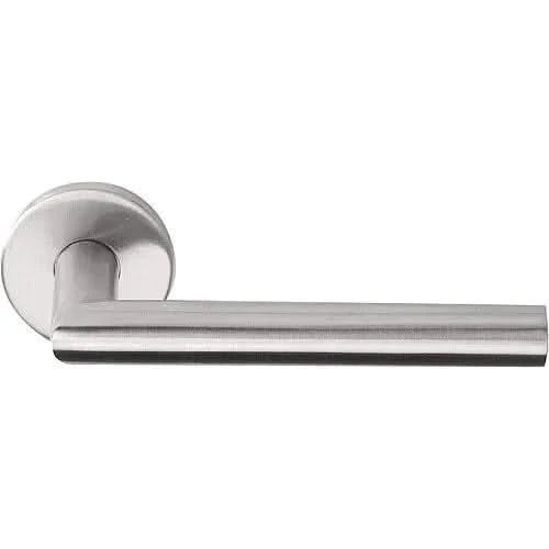 Formani | Voordeurset | knop/kruk | RVS Geborsteld LB2-19 | SKG3 - Deurbeslag-expert