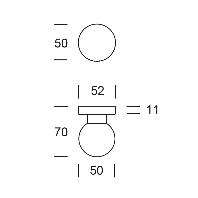 Hardbrass Roestvrijstalen Voordeurset Vierkant RVS Geborsteld met Sfera & Briefplaat SKG3 - Deurbeslag-expert