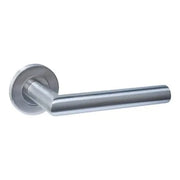 Intersteel deurkruk Q 01 op rozet verdekt ø52x6mm rvs