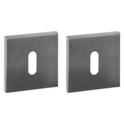 Intersteel Q sleutelrozetten verdekt 53x53x6mm pvd rvs