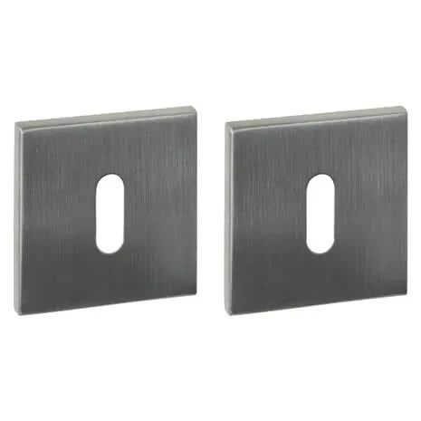 Intersteel Q sleutelrozetten verdekt 53x53x6mm pvd rvs