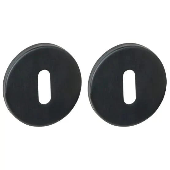 Intersteel Q sleutelrozetten verdekt ø52x6mm pvd zwart