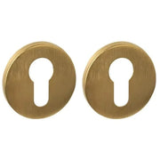 Intersteel Q Cilinderrozetten verdekt ø52x6mm pvd messing mat