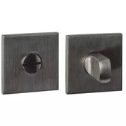 Intersteel WC-sluiting verdekt 53x53x6mm met stift 6-8mm pvd antraciet