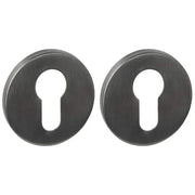 Intersteel Q Cilinderrozetten verdekt ø52x6mm met stift 6-8mm pvd antraciet