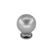 HHD Pro Meubelknop Kasttrekker Bol 725 . 18mm Old Silver - Deurbeslag-expert
