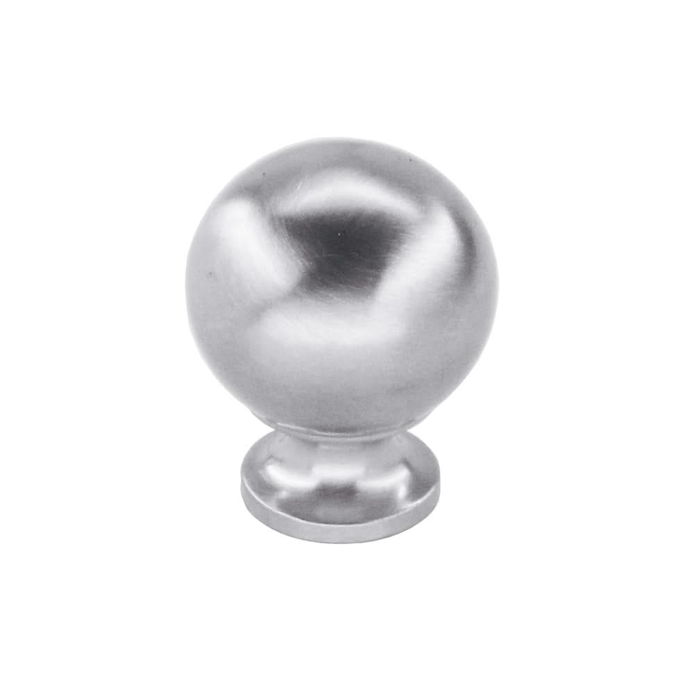 HHD Pro Meubelknop Kasttrekker Bol 725 . 22mm Inox Look - Deurbeslag-expert
