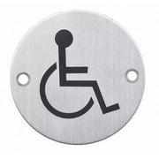 Pictogram Minder Validen Rond Inox