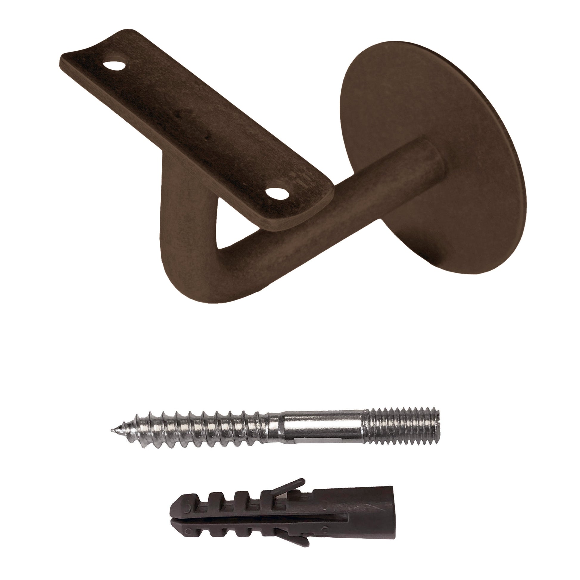 HDD Pro Leuninghouder Haak Rond Mat Brons
