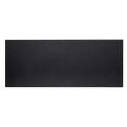 Deurplaat 120 mm x 300 mm Zwart