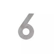 HDD Pro Huisnummer Plat Klein Zelfklevend 6 Inox Plus