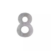 HDD Pro Huisnummer Plat Klein Zelfklevend 8 Inox Plus