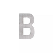 HDD Pro Huisletter Plat Klein Zelfklevend B Inox Plus