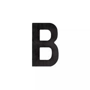 HDD Pro Huisletter Plat Klein Zelfklevend B Zwart Structuur UV