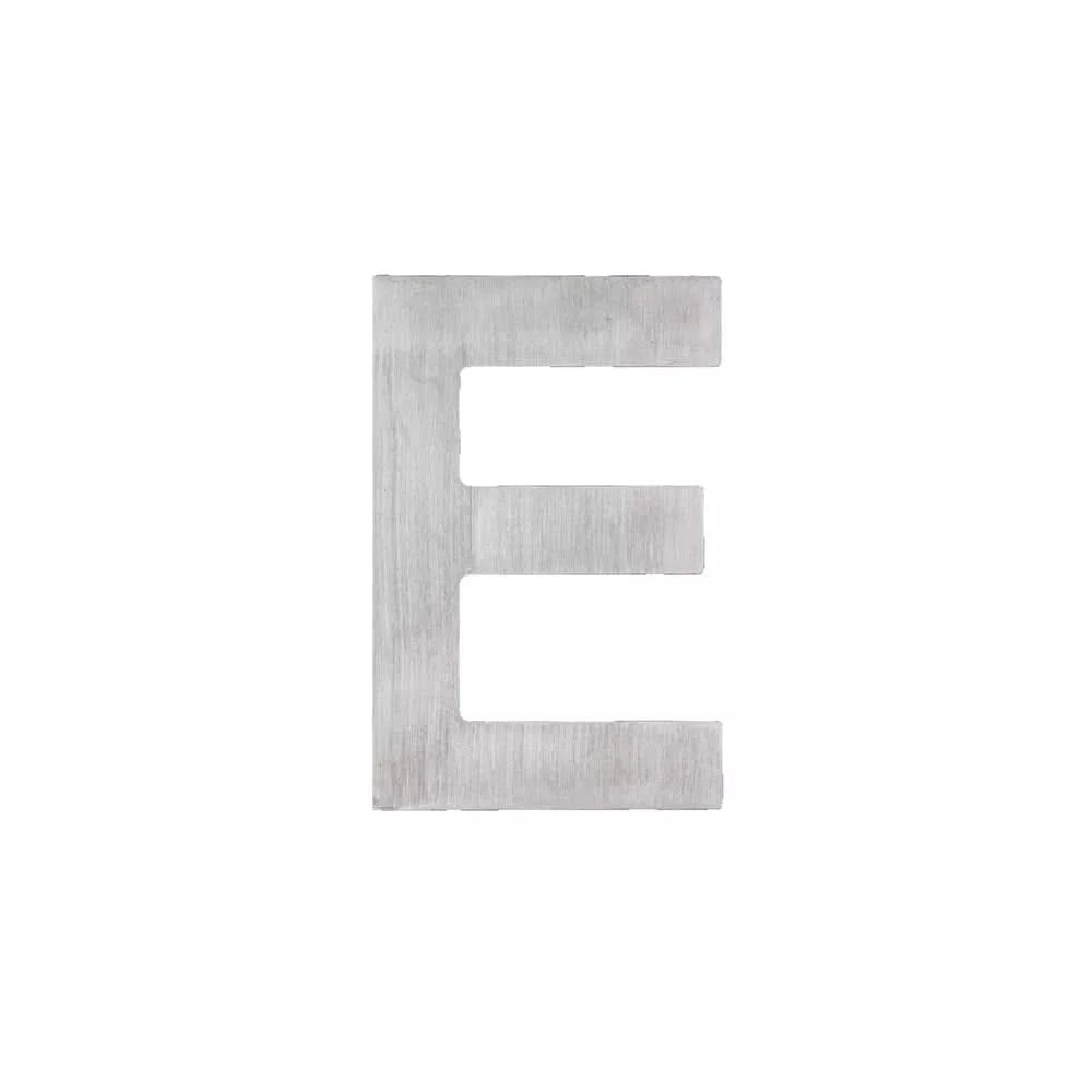 HDD Pro Huisletter Plat Klein Zelfklevend E Inox Plus