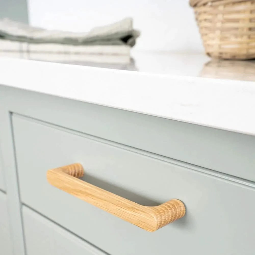 Staalimex Houten Handgreep 144mm - Silkeborg - Eiken - Deurbeslag-expert